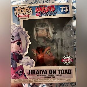 Funko Special Edition Jiraiya on Toad Figure - Orange and Pink
